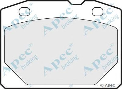 APEC BRAKING pad274 -  Комплект тормозных колодок, дисковый тормоз